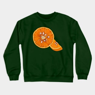 Oranges Inside With Teeths Crewneck Sweatshirt